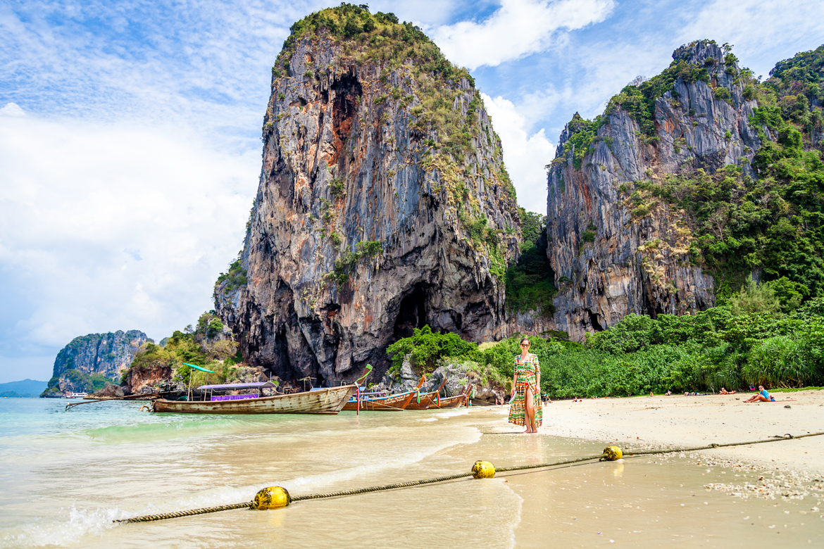 Uma das praias mais lindas da Tailândia: Phra Nang Beach Uma das praias mais lindas da Tailândia: Phra Nang Beach