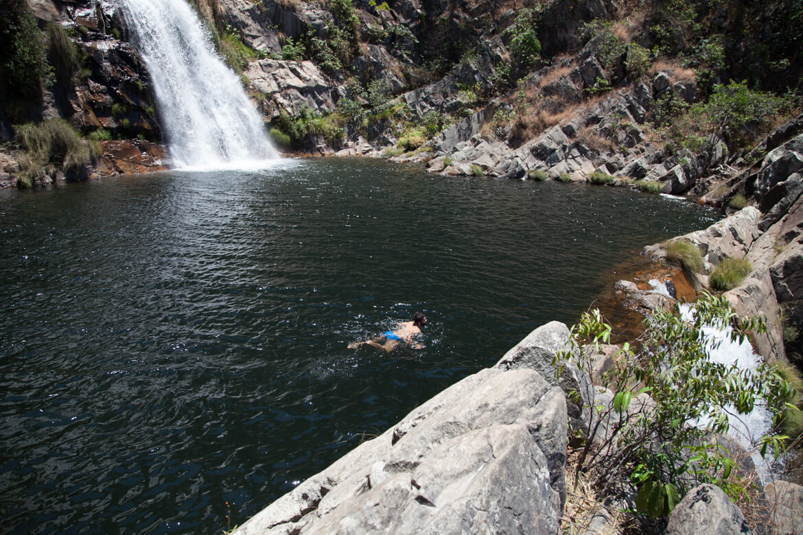 Cachoeira Candarú - 'piscina' de borda infinita