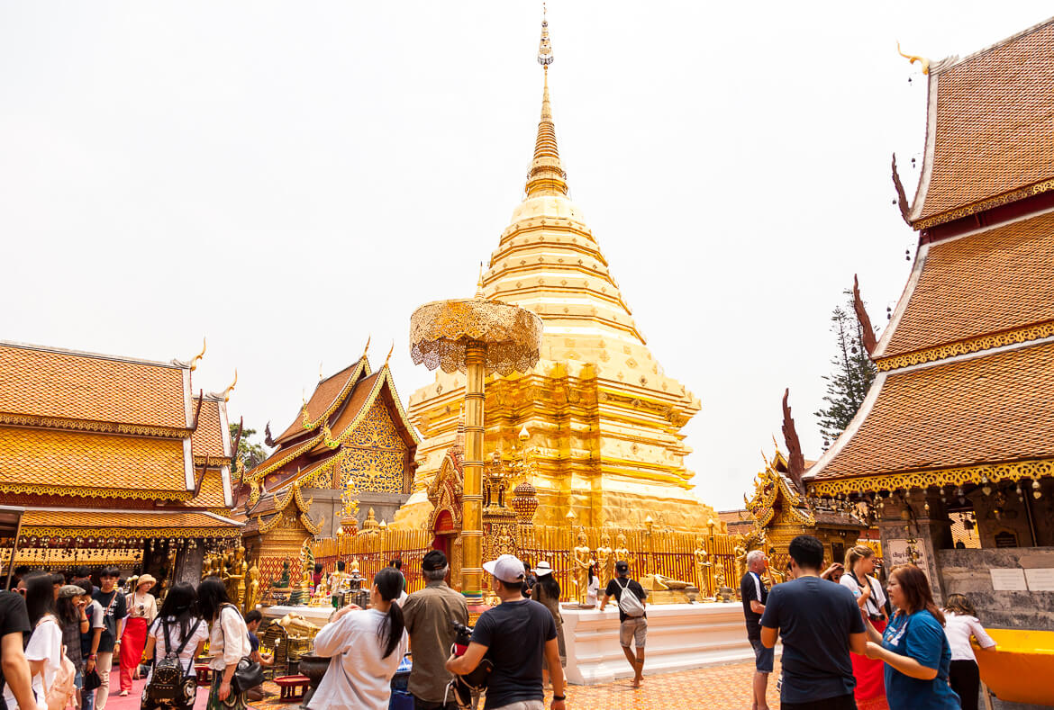 Wat Phra That Doi Suthep, em Chiang Mai | Viajando na Janela