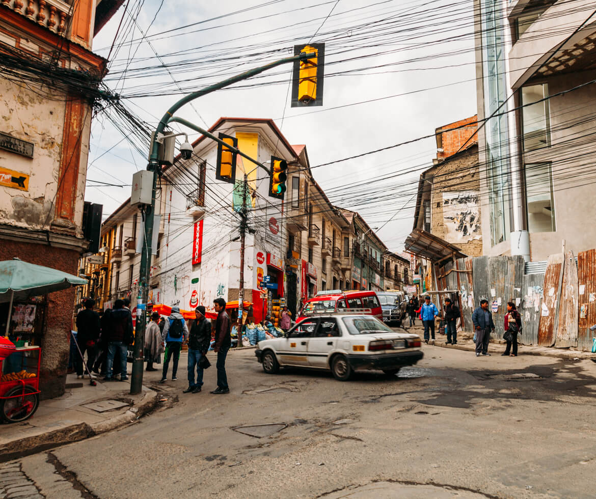 Centro de La Paz | Viajando na Janela