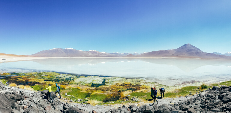 Laguna Blanca - vista panorâmica | Salar de Uyuni - primeiro dia