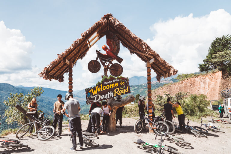 Estrada da Morte de bicicleta, Bolívia: final