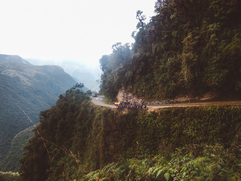 Estrada da Morte, Bolívia, grupo