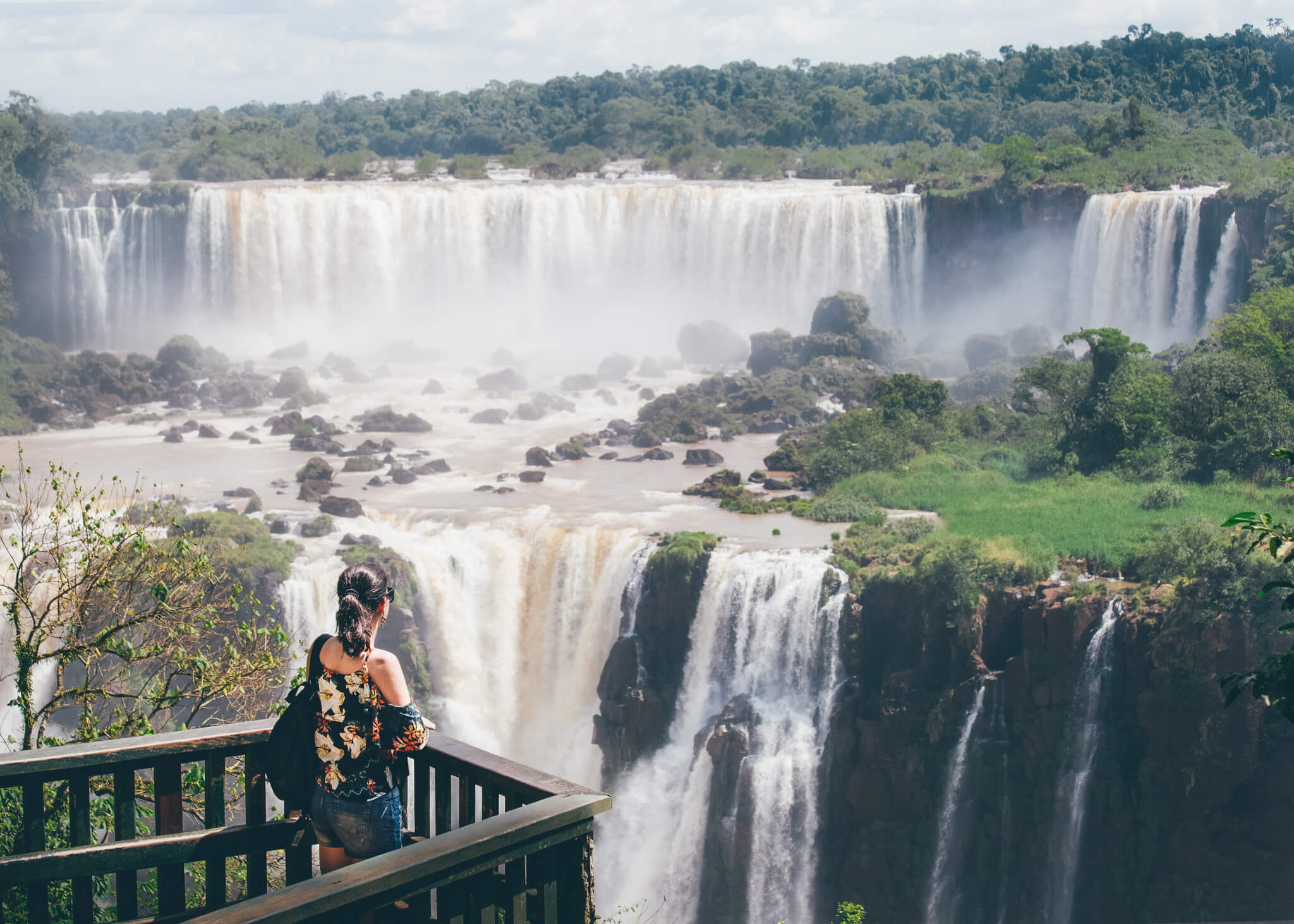 Simplesmente não tem como não parar para fotografar em todos os mirantes das Cataratas do Iguaçu