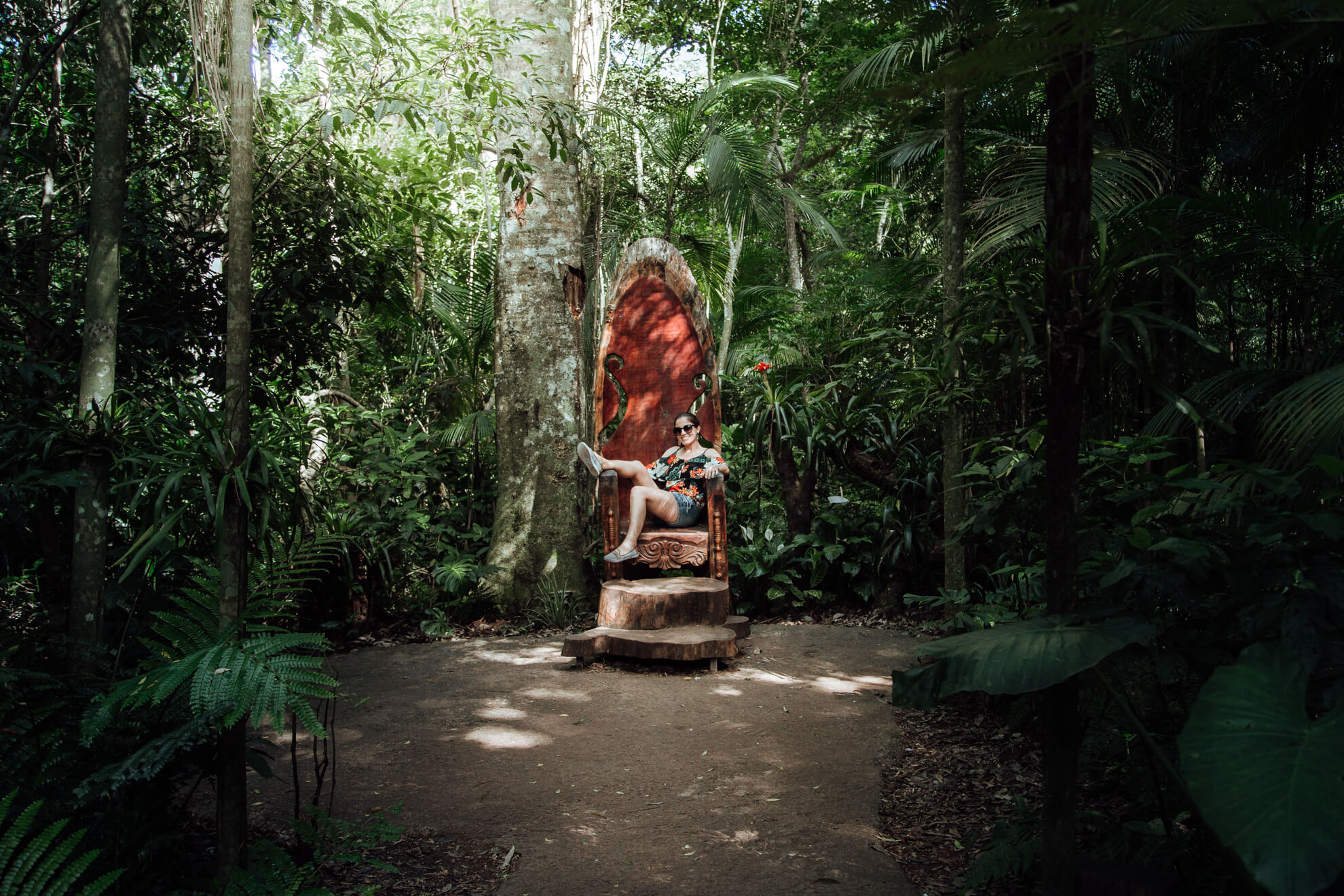 Parque das Aves, Foz do Iguaçu |  'trono' pra fotografar