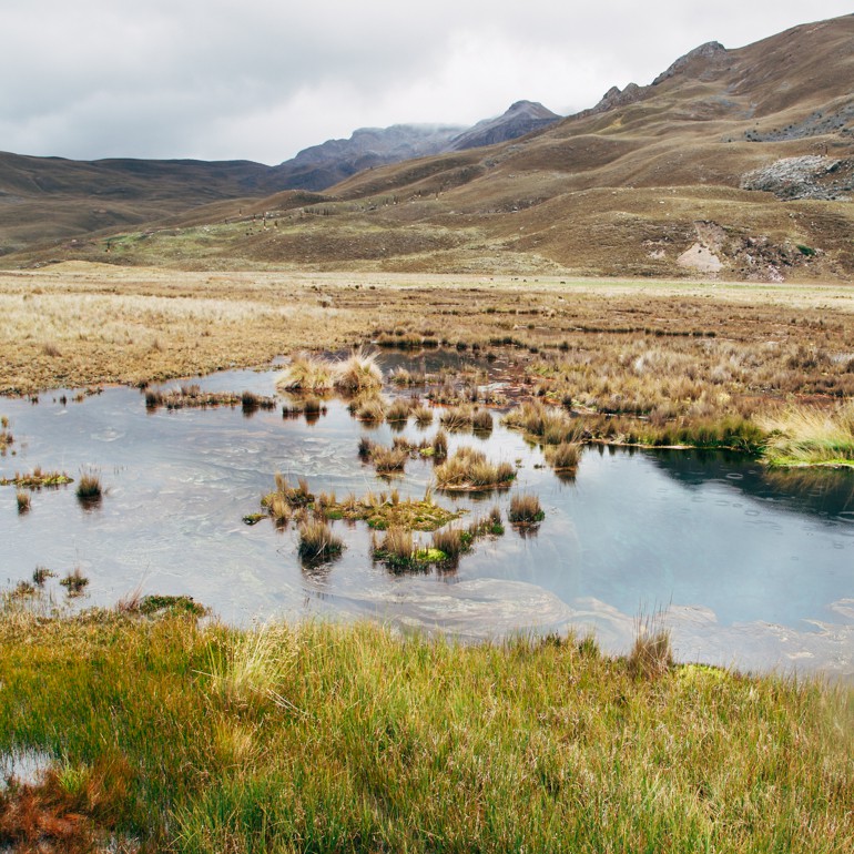 Caminho para o Glaciar Pastoruri: Laguna de Siete Colores