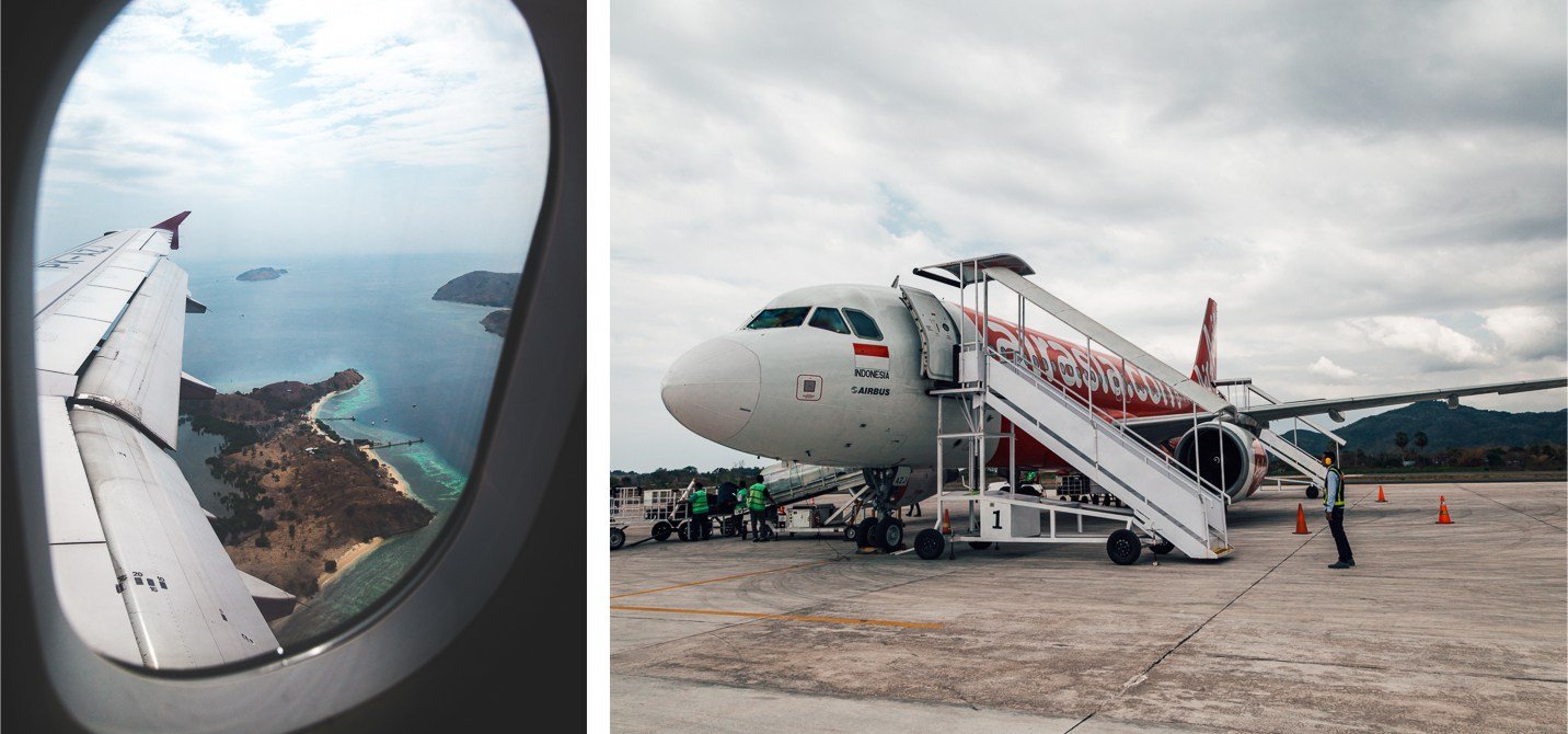 Komodo Indonésia - como chegar - voo - avião - airasia