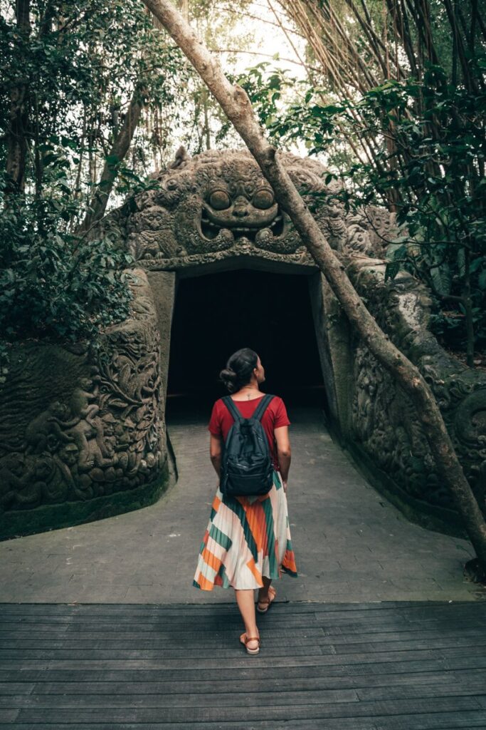 Monkey Forest, Ubud, Bali, entrada