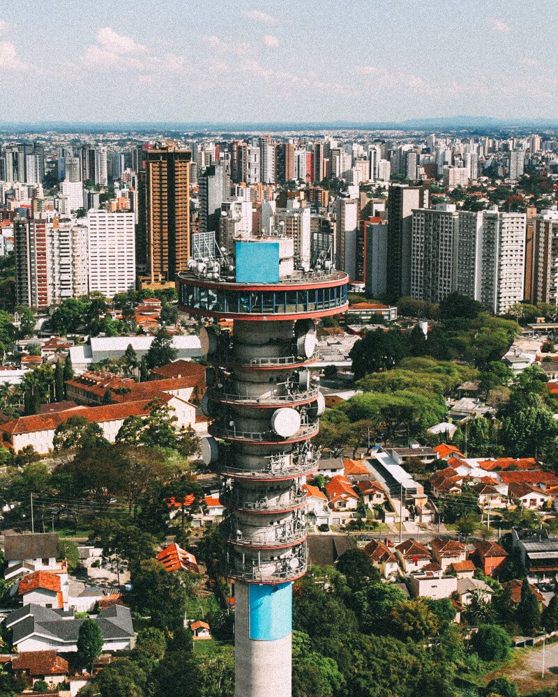 O que fazer em Curitiba - torre panorâmica da Oi