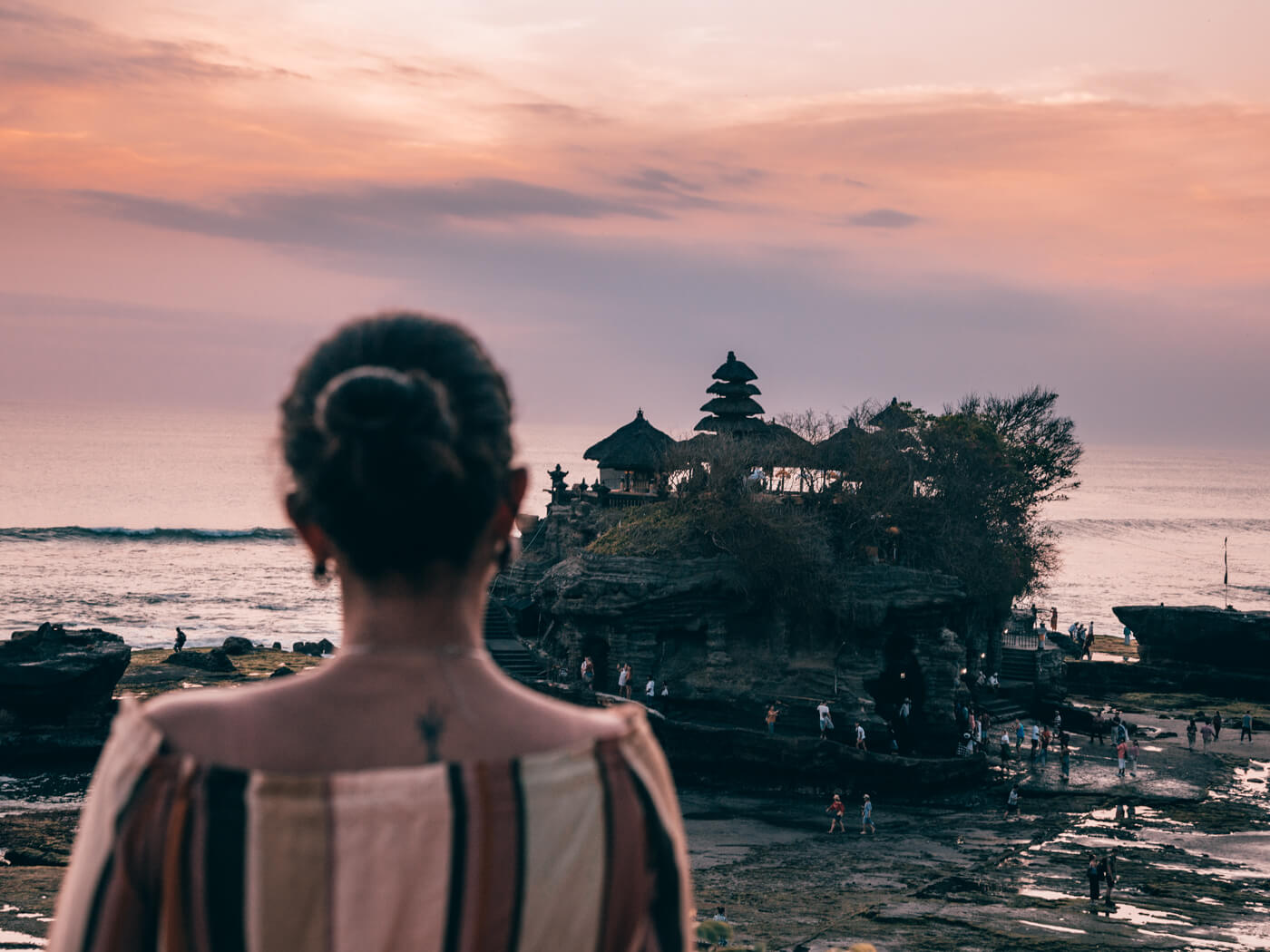 Onde ficar em Bali - templo Tanah Lot