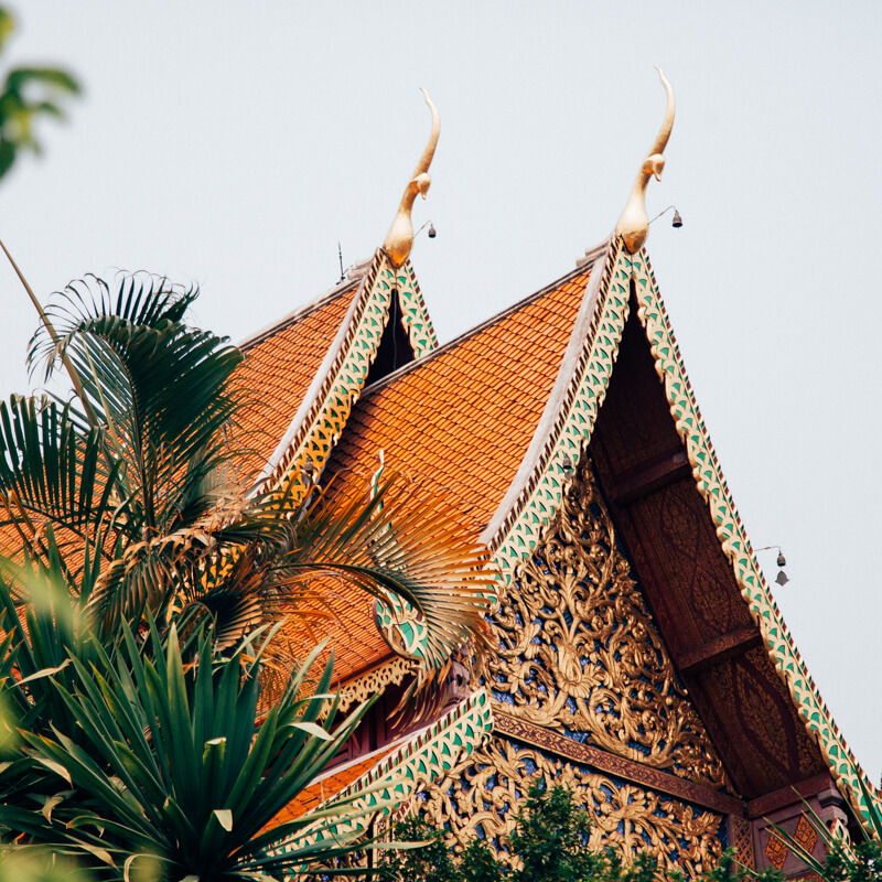 Detalhe do Wat Phra That Doi Suthep - Chiang Mai Tailândia