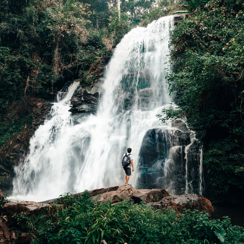 Cachoeira no Doi Inthanon - Chiang Mai Tailândia