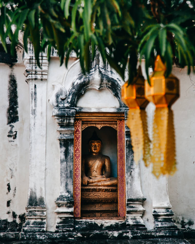 Ching Mai, Tailândia - estátua de Buda