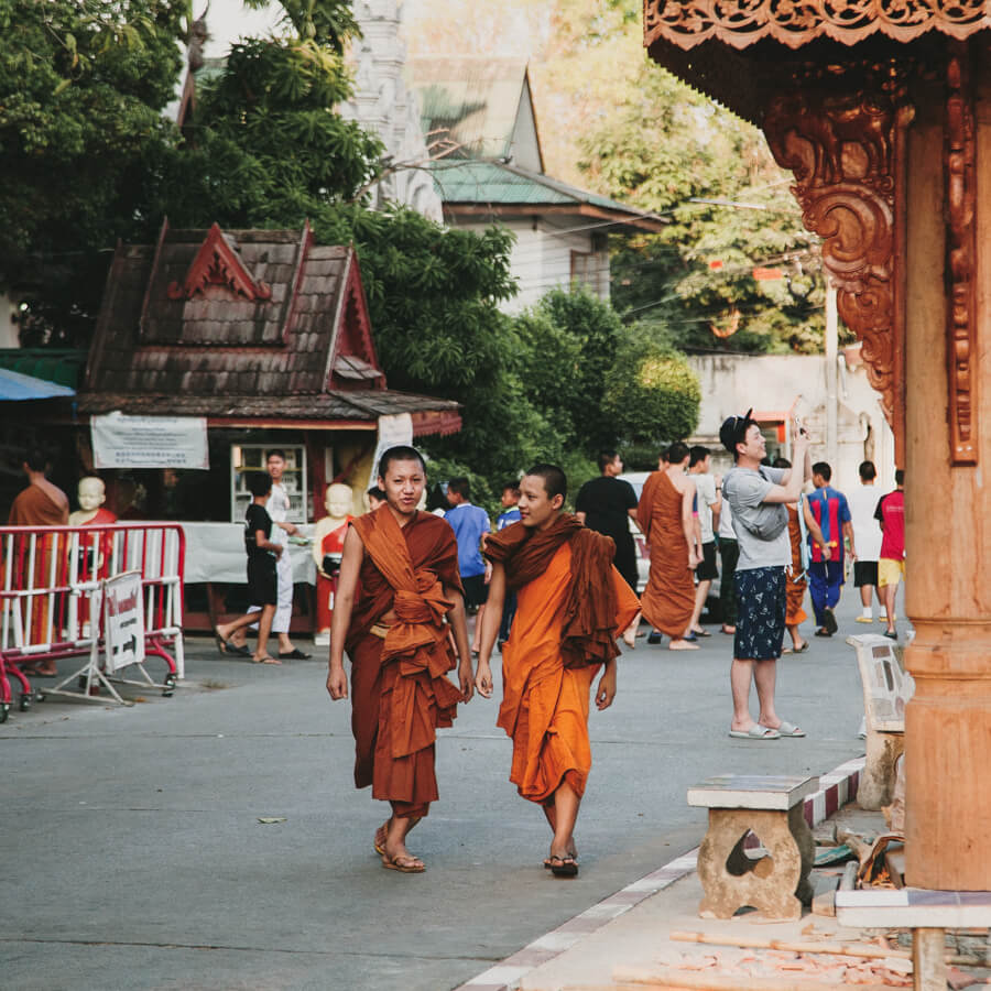 roteiro tailandia - chiang mai monges