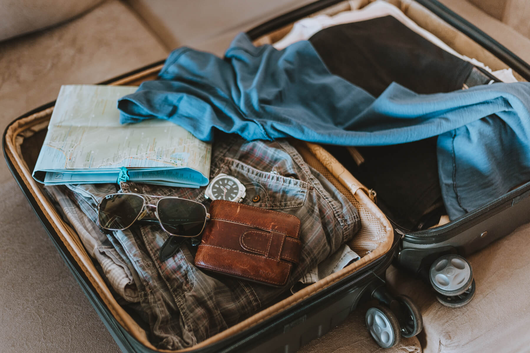 Como planejar viagem internacional: mala - bagagem