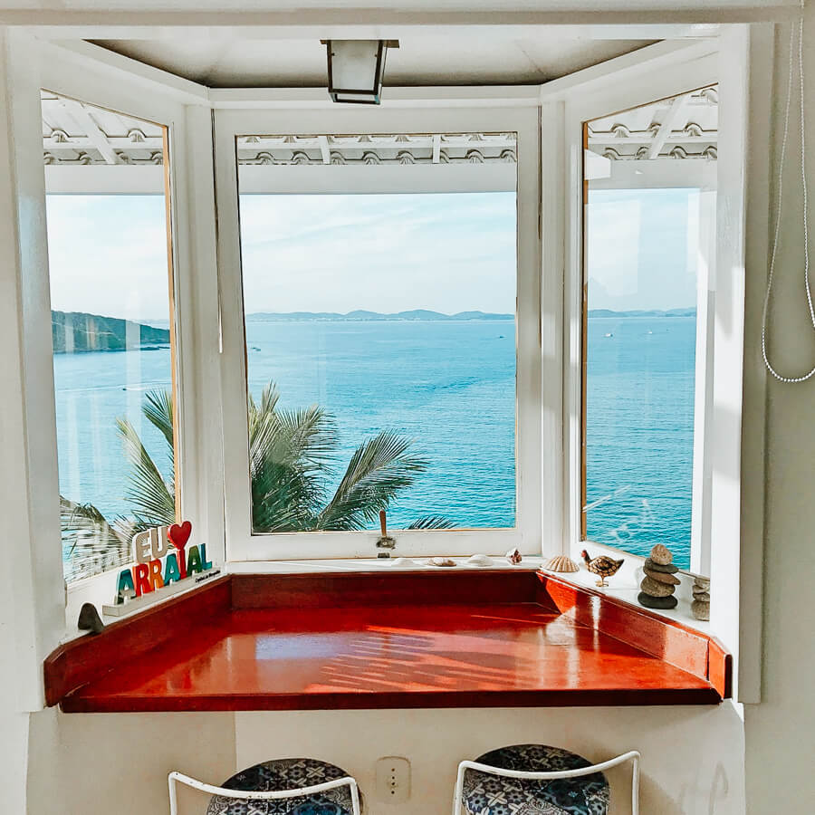 Airbnb em Arraial do Cabo - vista para o mar